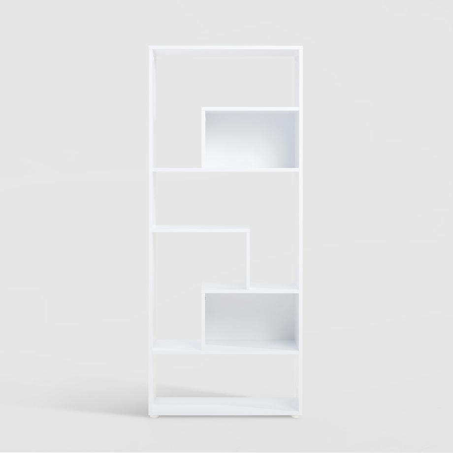 Regał biały ZIG ZAG 70 cm - 1