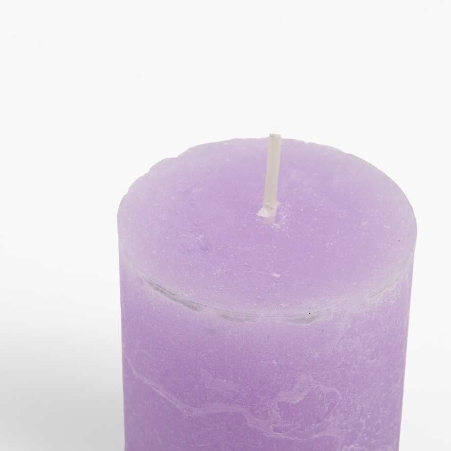 Świeca walec LAVENDER 5x5 cm - 2