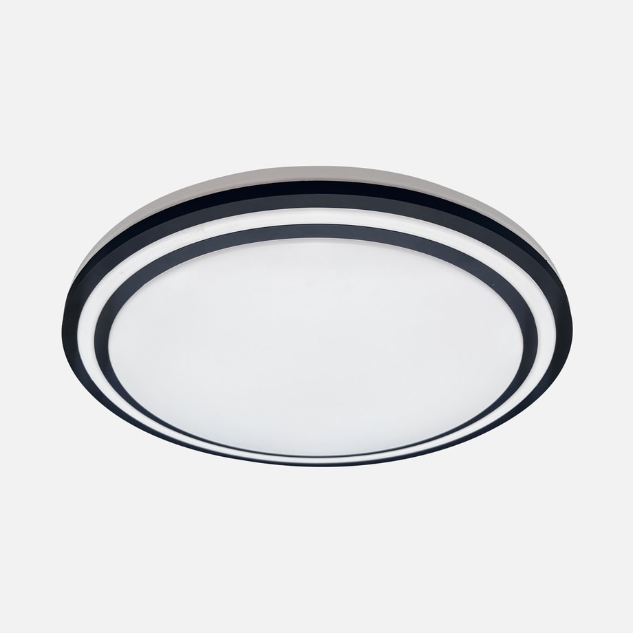 Plafon LED RGB czarny RATI  z pilotem 49,3 cm - 1
