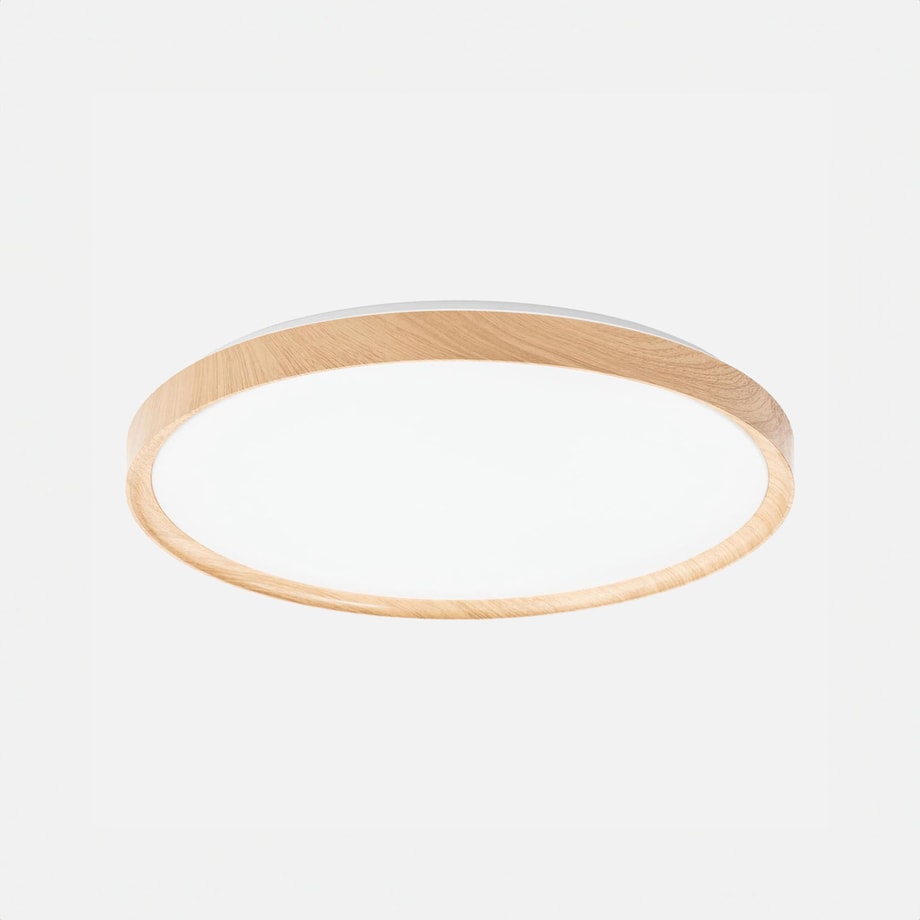 Plafon LED okrągły 18W jasne drewno ORO-OLMO 29,2 cm - 1