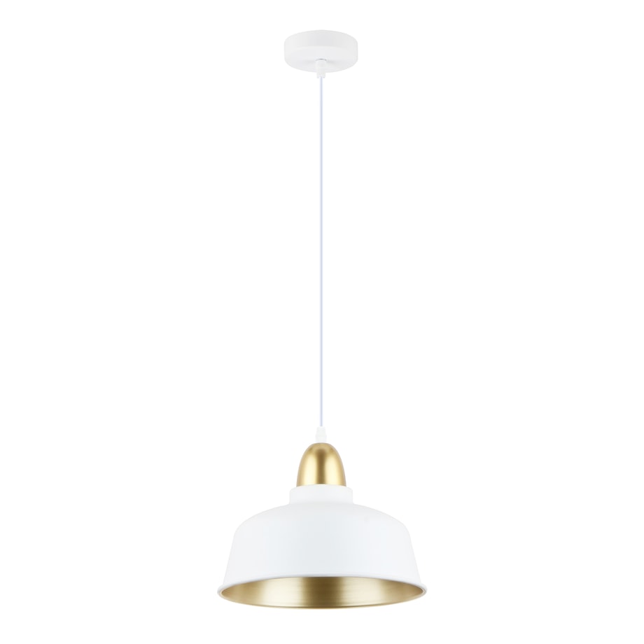 Lampa wisząca biało-złota MENSA - 1