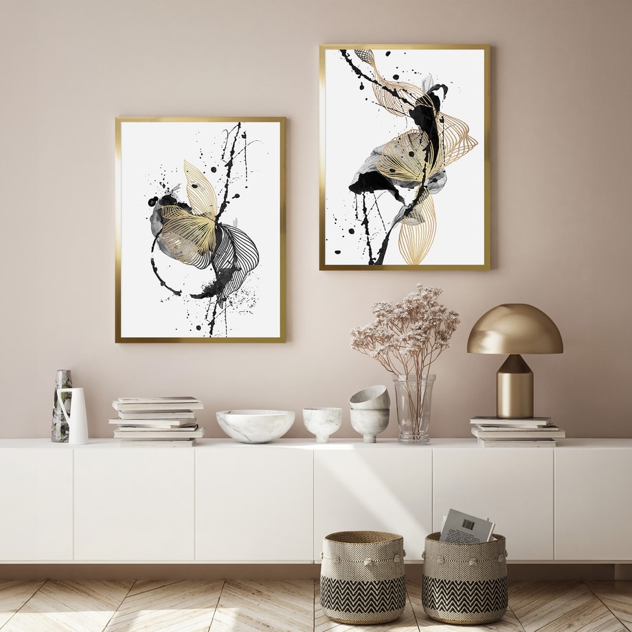 Obraz LINE FLOWERS II 50x70 cm - 2