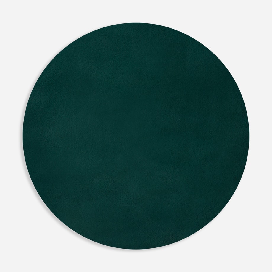 Dywan okrągły ciemnozielony RABBII 100 cm - 1