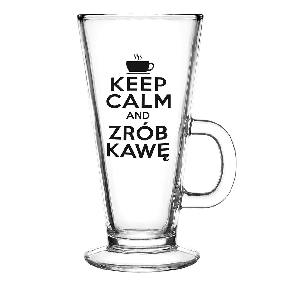 Szklanka do kawy KEEP CALM 250 ml - 1