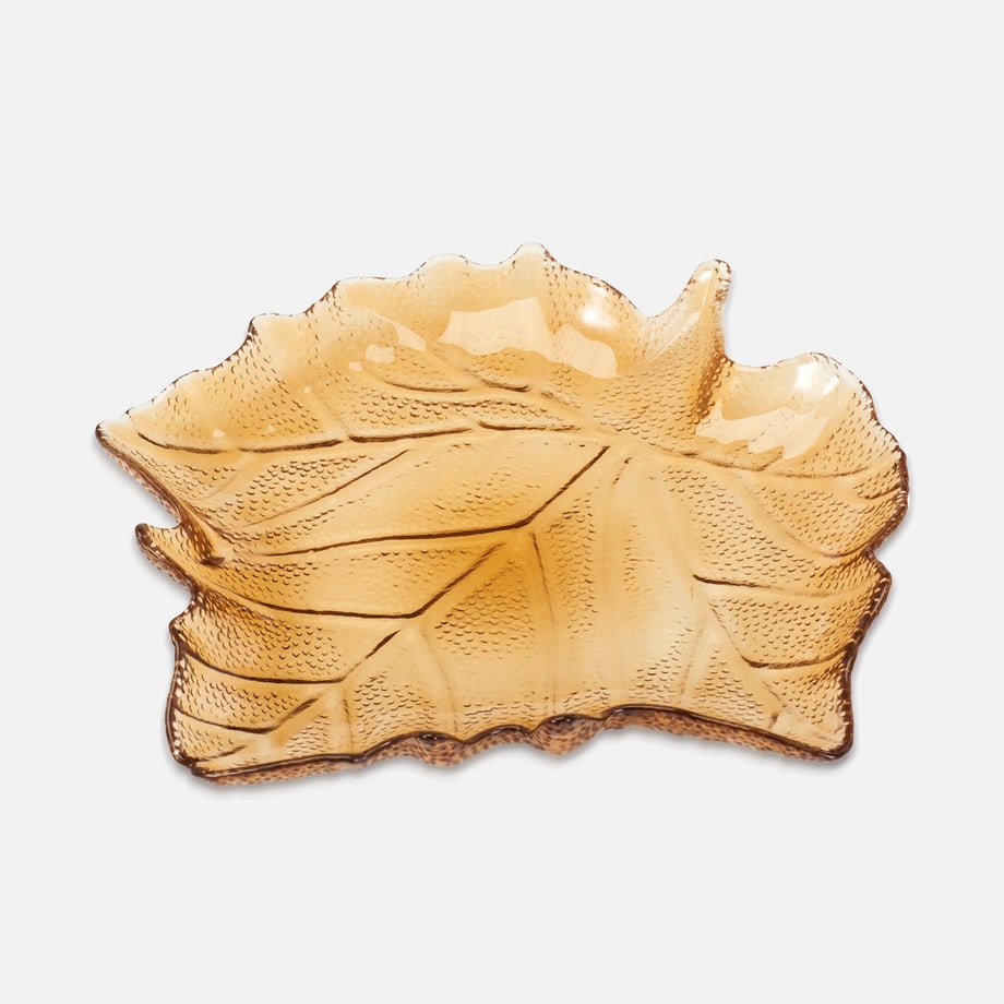 Patera dekoracyjna LIŚĆ 26 cm, MIX - 1