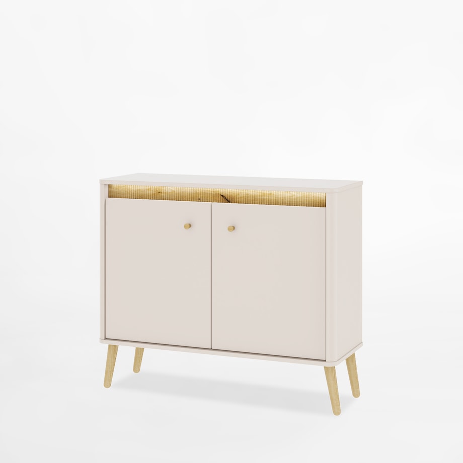 Komoda z oświetleniem LORENA 106 cm kaszmir - 1