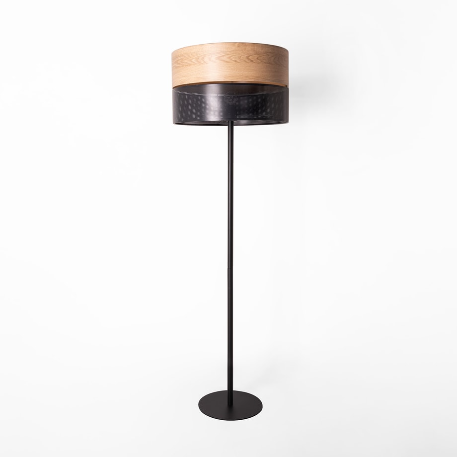 Lampa podłogowa boho z abażurem NICOL - 1