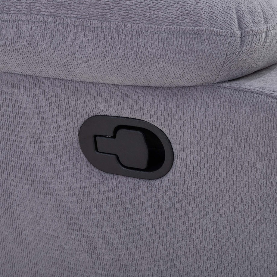 KAVELLA Sofa 2-osobowa funkcja relaks barek szara - 8