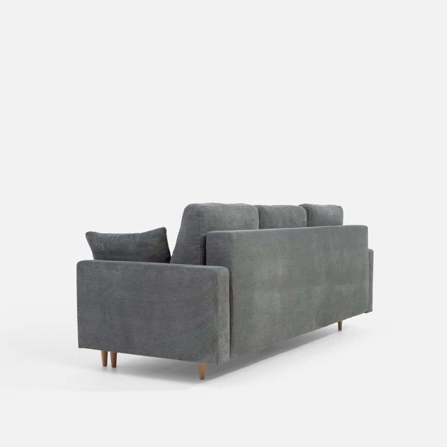Sofa rozkładana szara AURA - 7