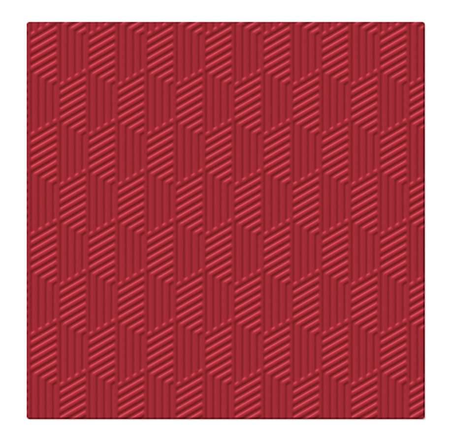 Serwetki papierowe ozdobne czerwone INSPIRATION TEXTURE 20 szt. - 1