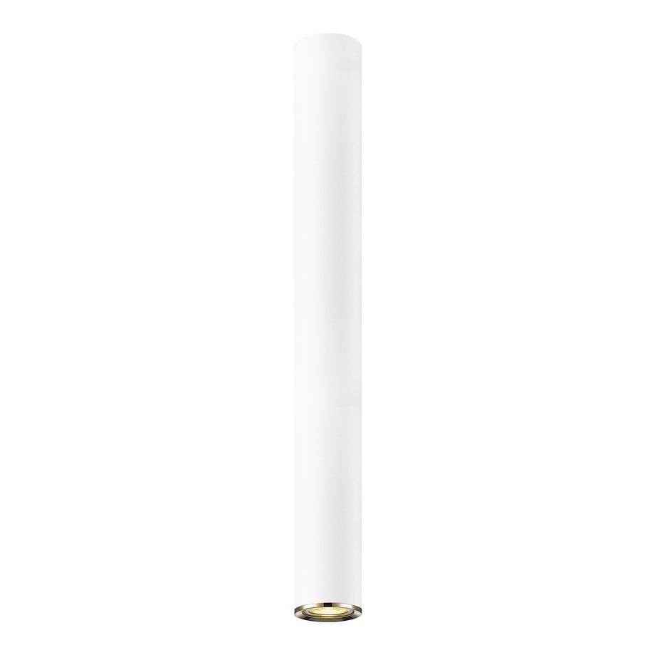 Lampa sufitowa długa tuba biało-złota LOYA 55 cm - 1