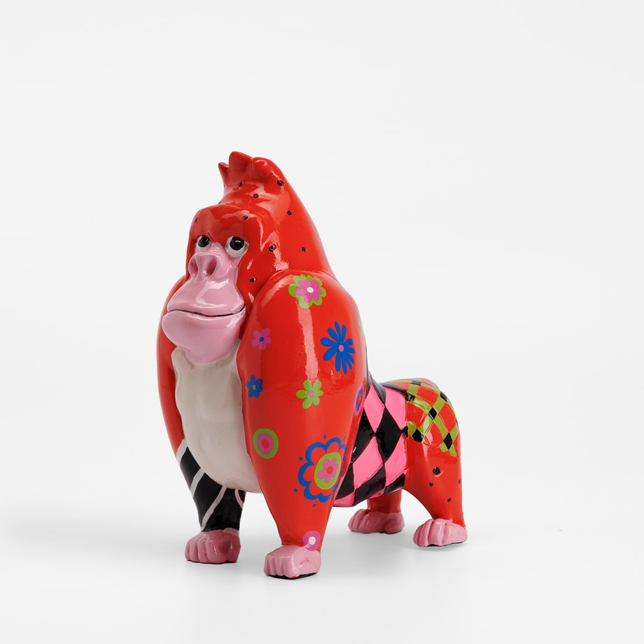 Figurka dekoracyjna patchworkowa GORYL - 1
