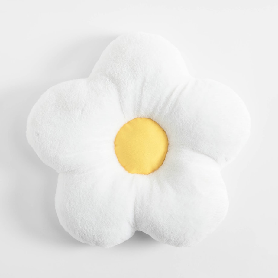 Poduszka kwiatek biała BELLIS 40 cm - 1