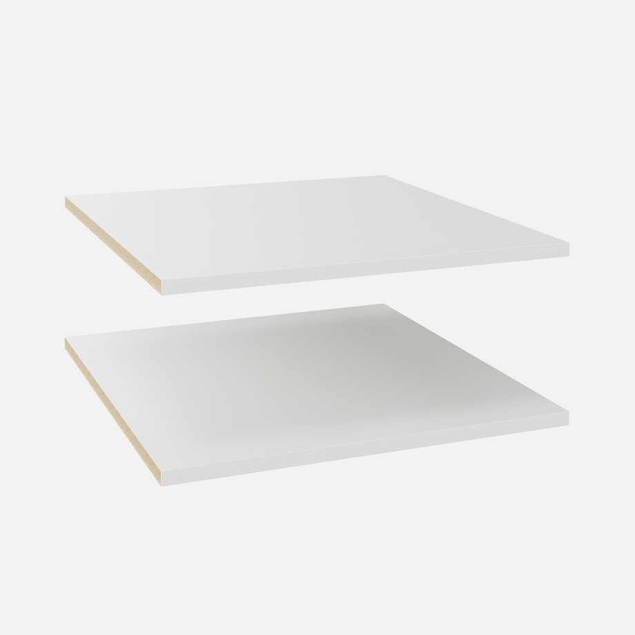 Komplet 2 półek białych do szafy ADBOX 50 cm - 1