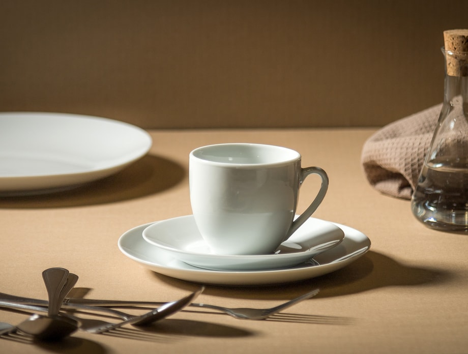Filiżanka ze spodkiem porcelanowa RONDO 250 ml - 2