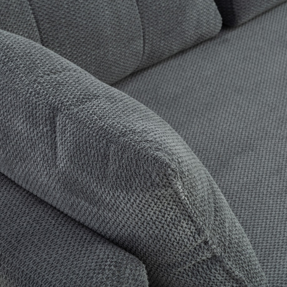 Sofa rozkładana szara AURA - 10