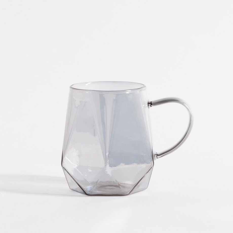 Kubek szklany szary 260 ml - 1