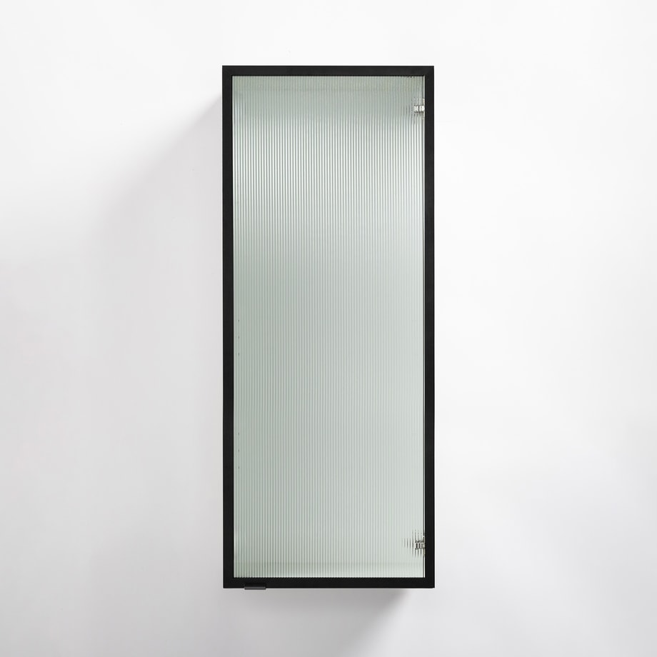 Front przeszklony ALFRAME 40x98 cm czarny - 1