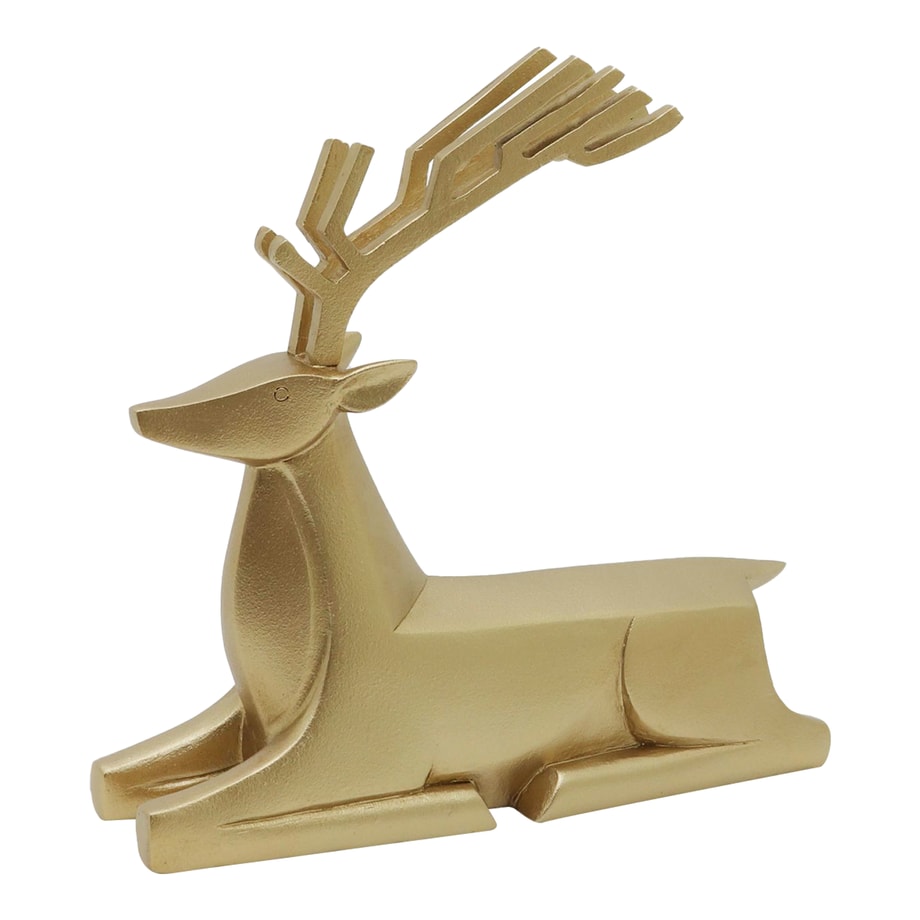 Figurka JELEŃ złoty 21 cm. - 1