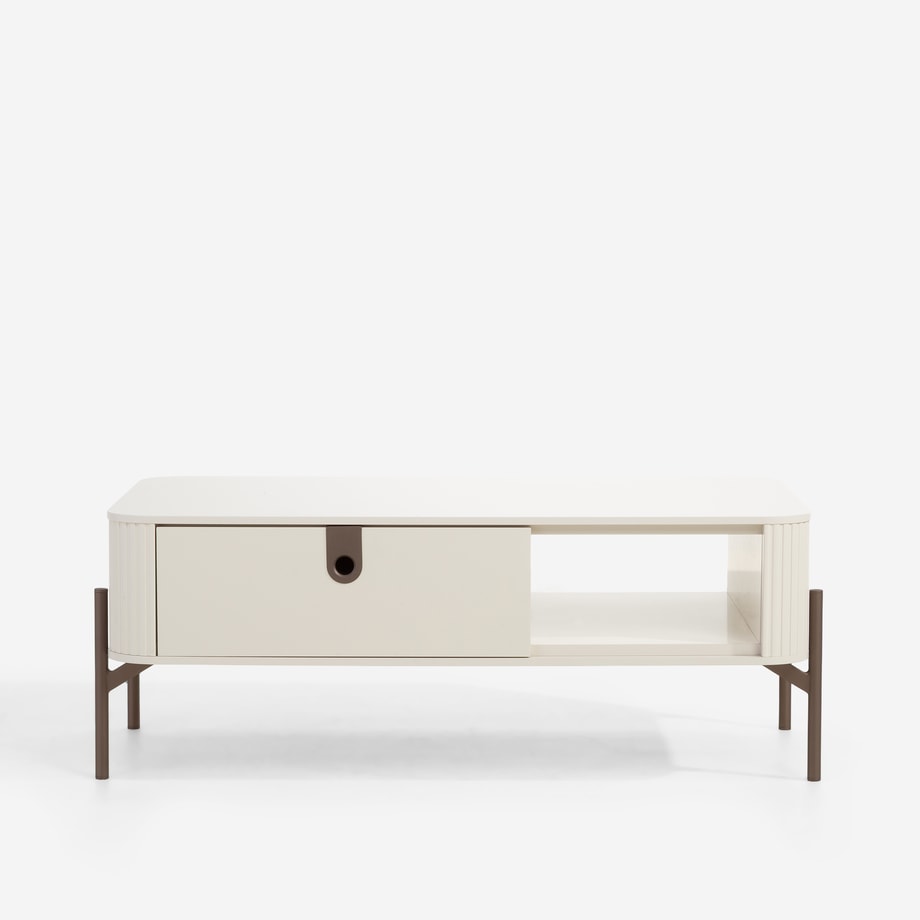 Stolik kawowy RONDO kaszmir lakier mat - 1