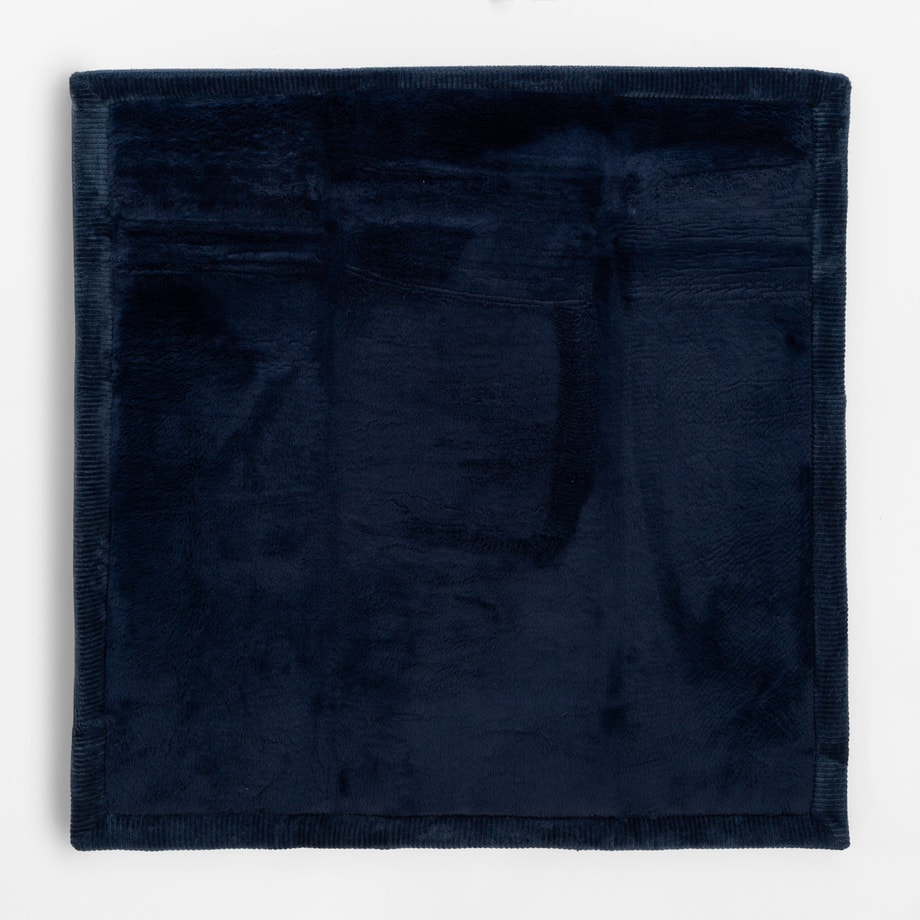 Dywan granatowy PUFFY SOFT 120x120 cm - 1