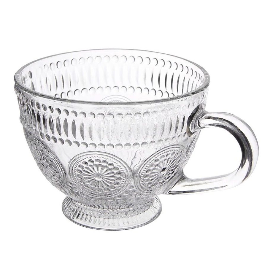 Kubek szklany na stopce DAISY 430 ml - 5