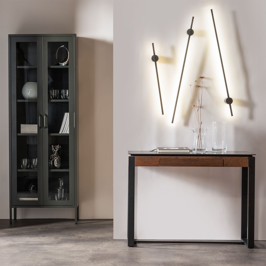 Kinkiet LED 12W czarny TROY 90 cm - 2