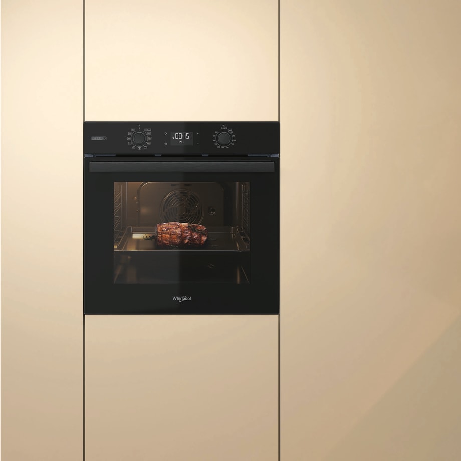 Piekarnik do zabudowy SoftClosing czarny WHIRLPOOL OMSR58CU1SB - 2