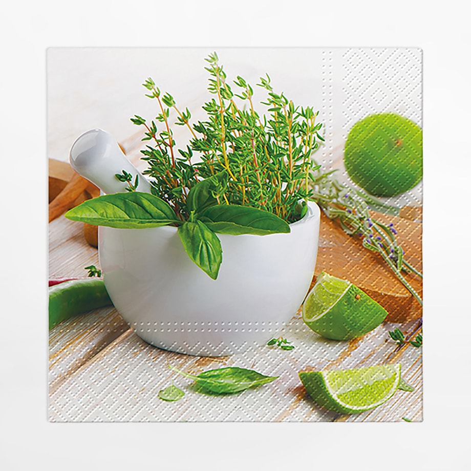 Serwetki papierowe KITCHEN HERBS 20 szt. - 1
