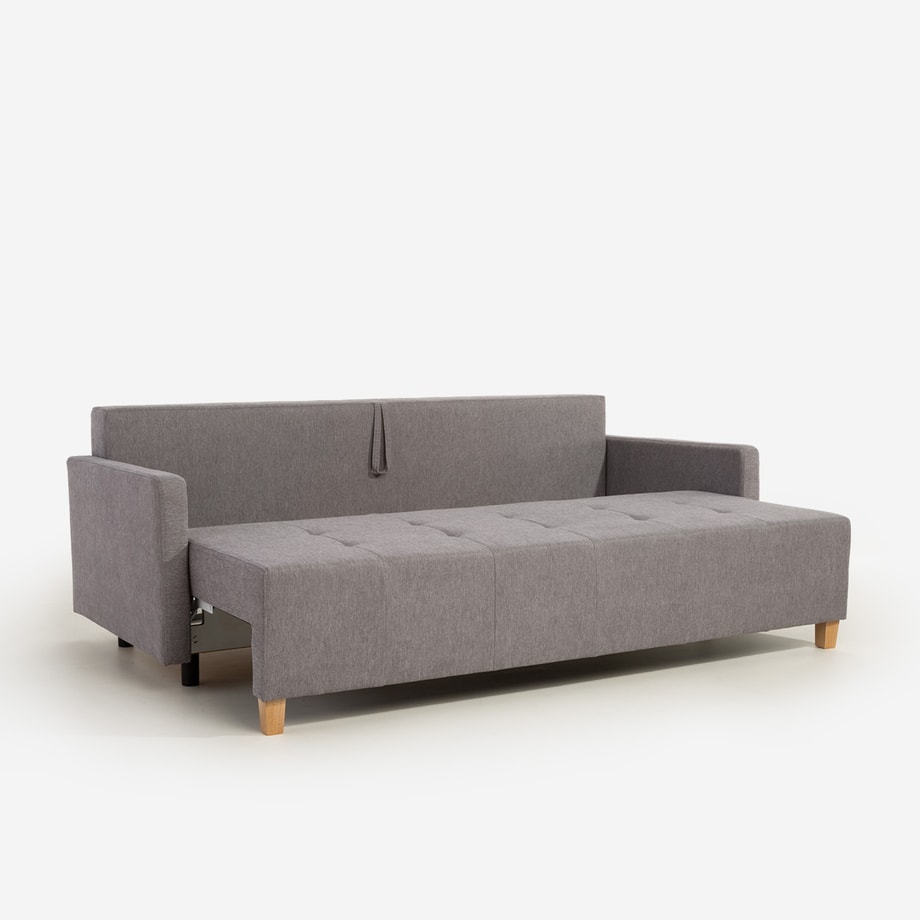 Sofa rozkładana szara ALBERTA - 6