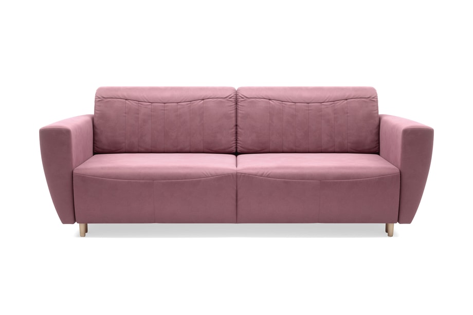 Sofa pudrowy róż PRIIMA - 1