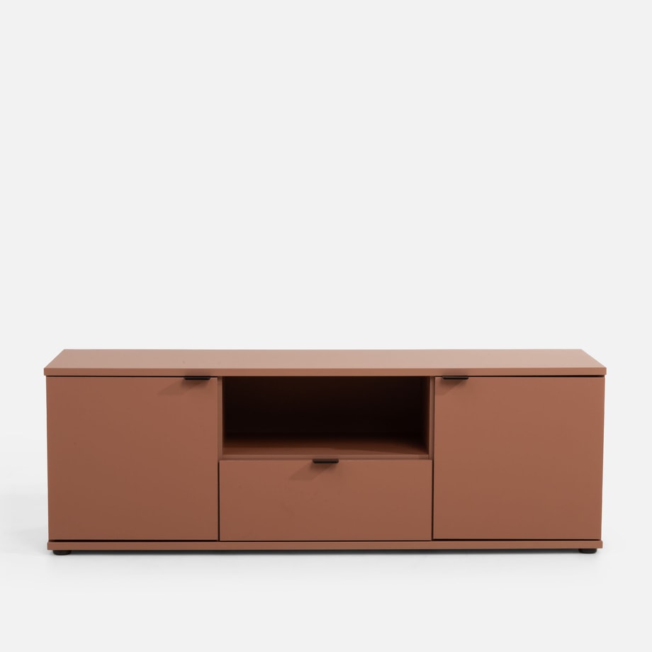 Szafka RTV GANYMEDE terracotta - 1