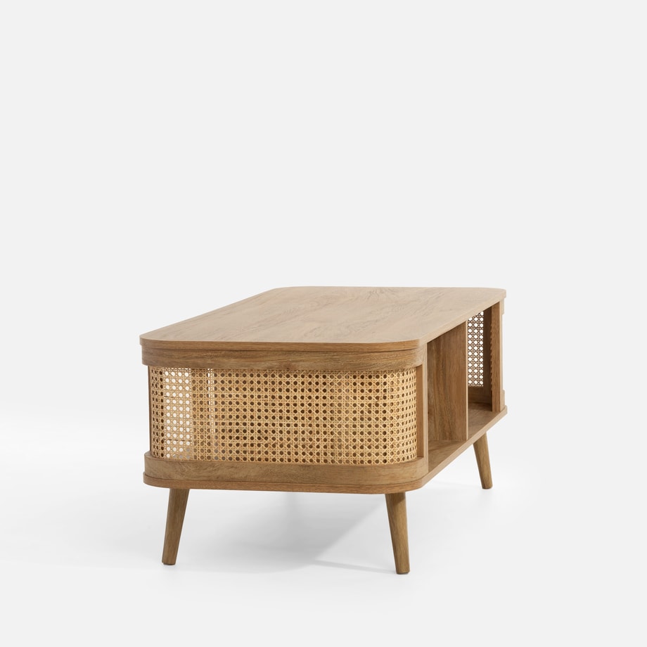 Ława z półkami boho FABLA - 8