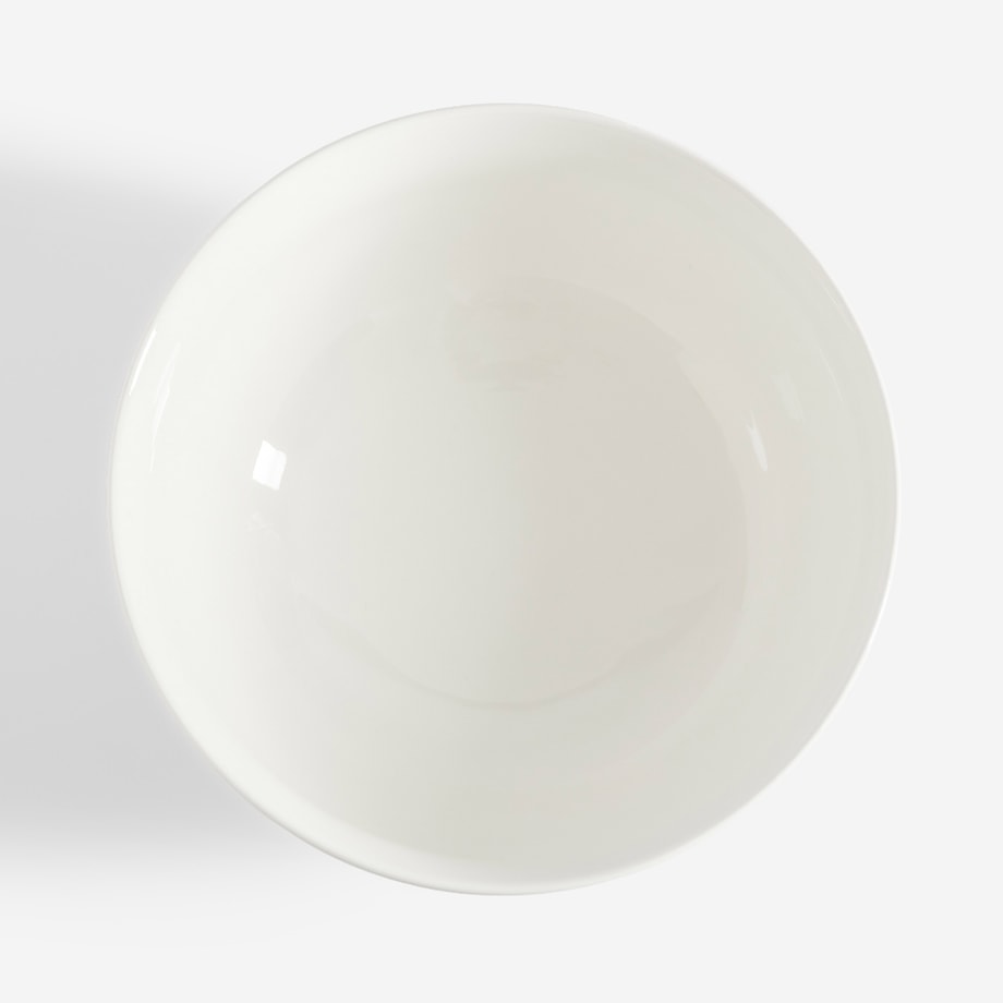 Miska porcelanowa raphael 1150 ml widoczna z góry na jasnym tle.