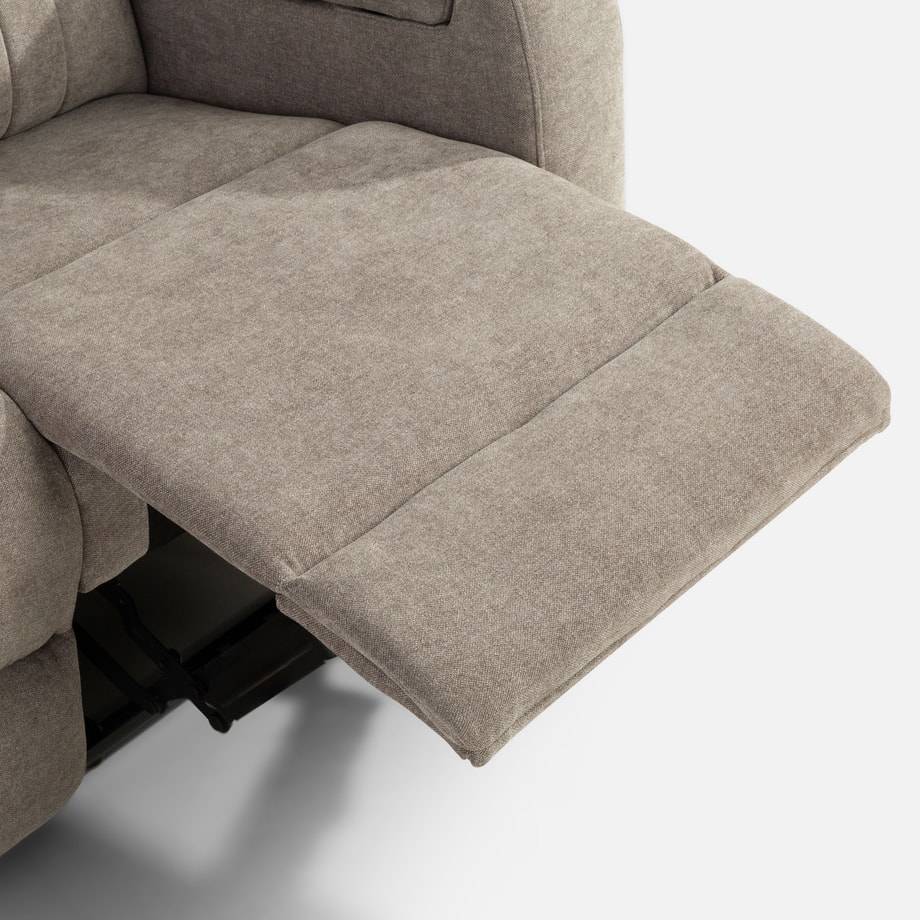 Sofa z funkcją relaksu beżowa ZAVIT - 7