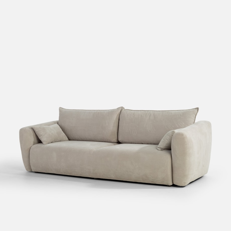 Sofa rozkładana beżowa DALLAS - 2