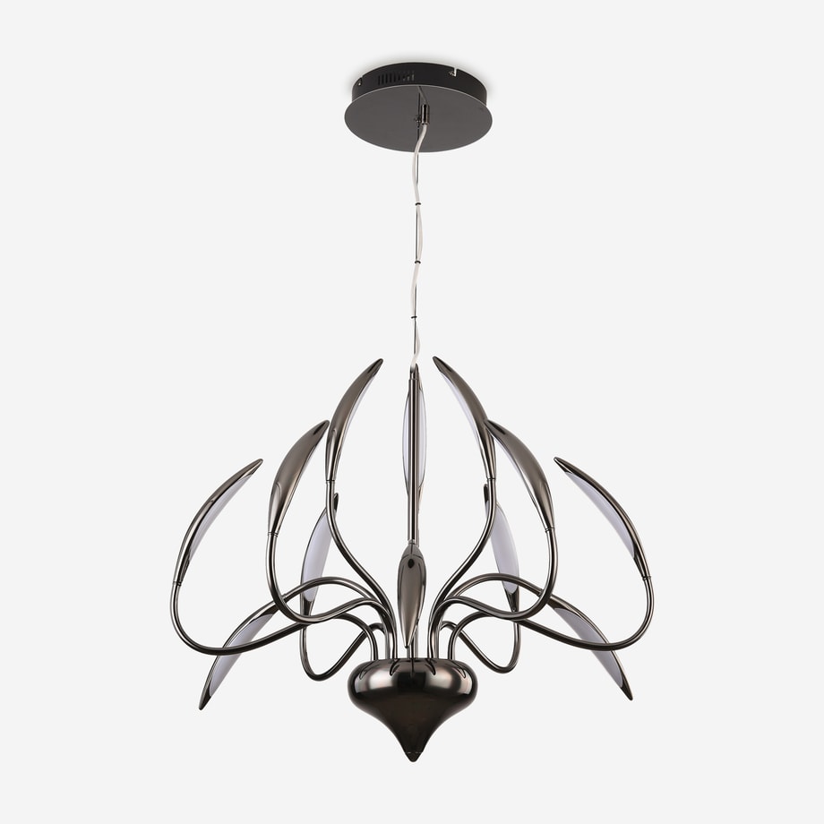 Lampa wisząca LED czarny chrom HAMPTON - 1