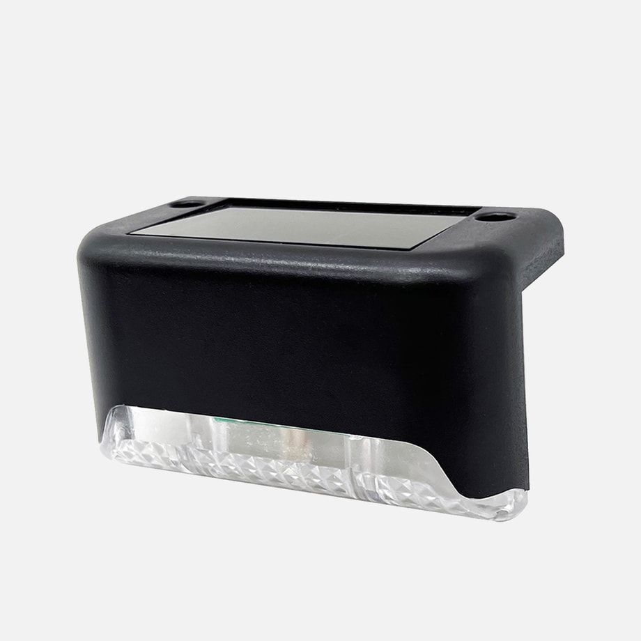 Zestaw 4 lampek solarnych LED czarnych IP44 - 4