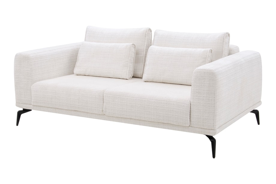 Sofa 2-osobowa beżowa AVIGNON - zdjęcie 2