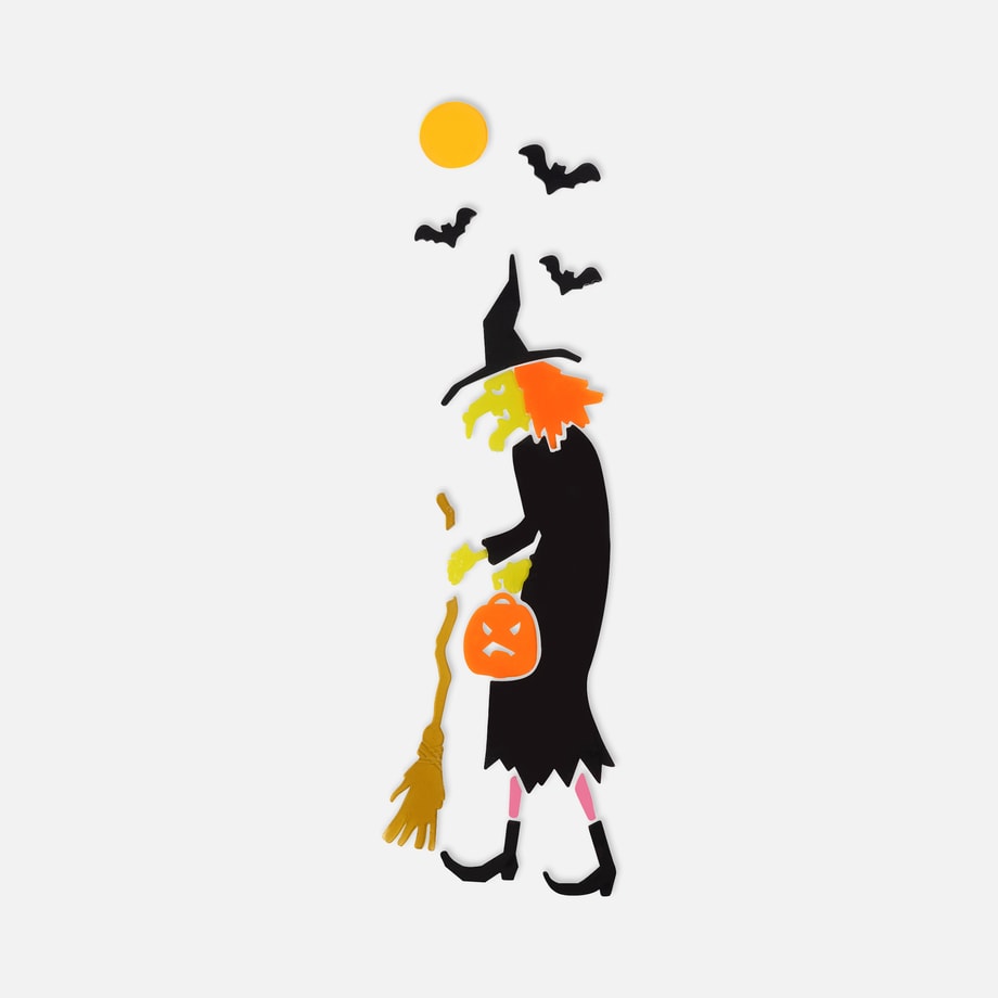 Naklejki żelowe ozdoby na halloween MIX - 2