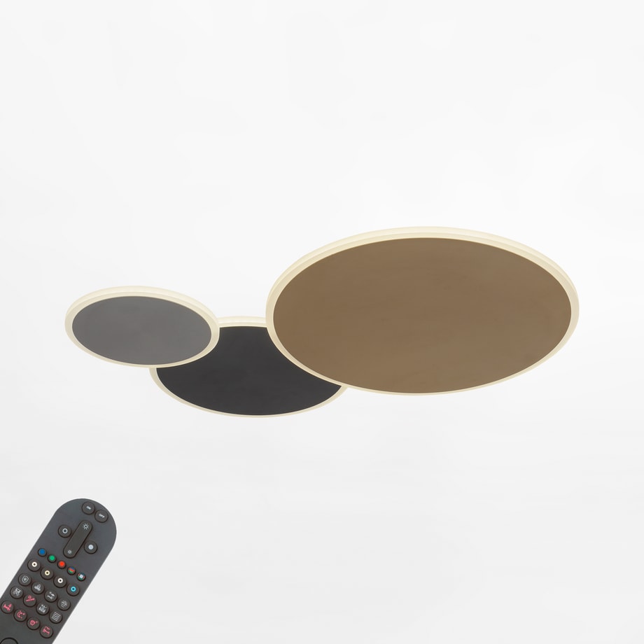 Lampa sufitowa LED Wi-Fi Q-PIATO z pilotem - 1