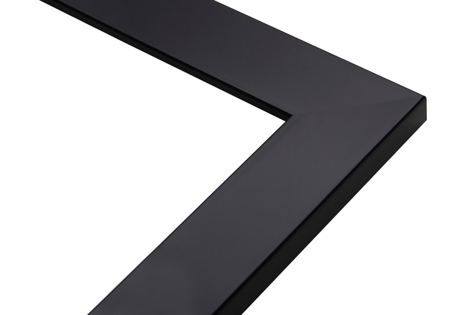 Lustro 50x70 cm w czarnej ramie SLIM - 3