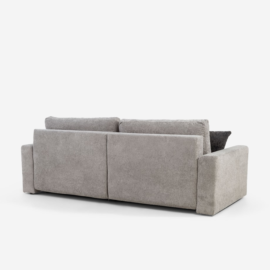 KINGSTONE sofa 3-osobowa rozkładana szara - 10