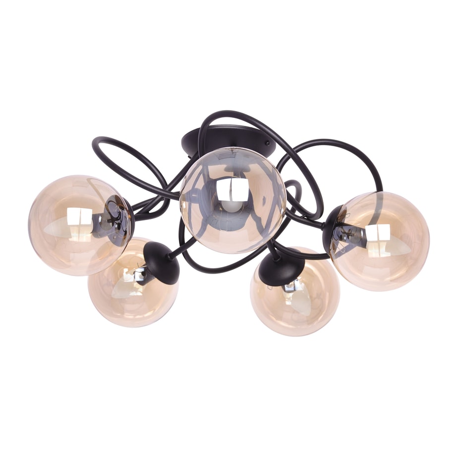 Lampa sufitowa kule czarna FLORO 5 - 1
