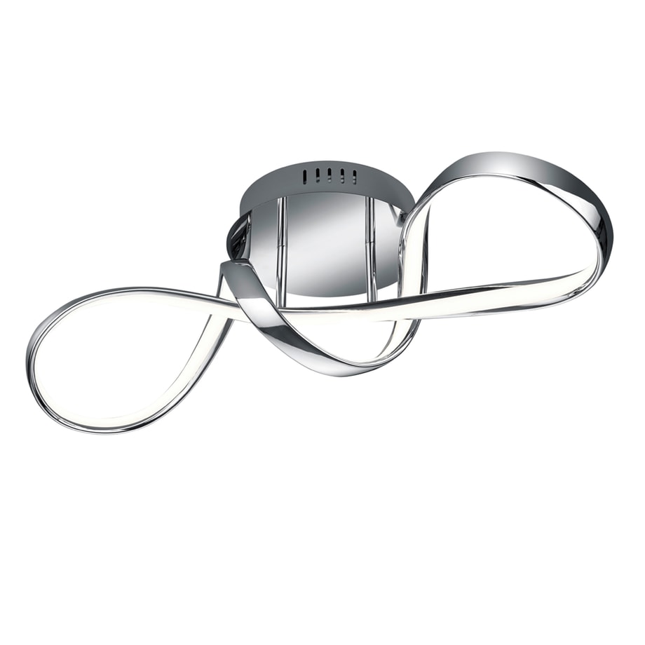 Lampa sufitowa LED srebrna PERUGIA 60 cm - 1
