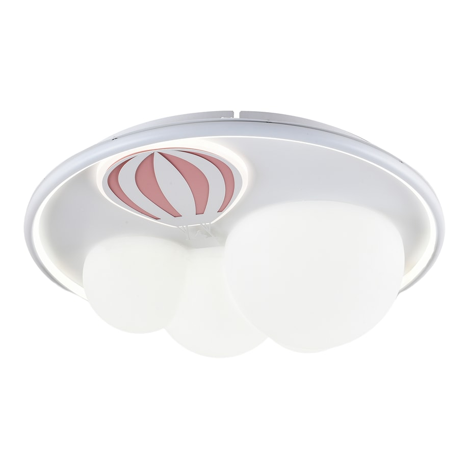 Plafon LED FOCUS biało-czerwony - 1