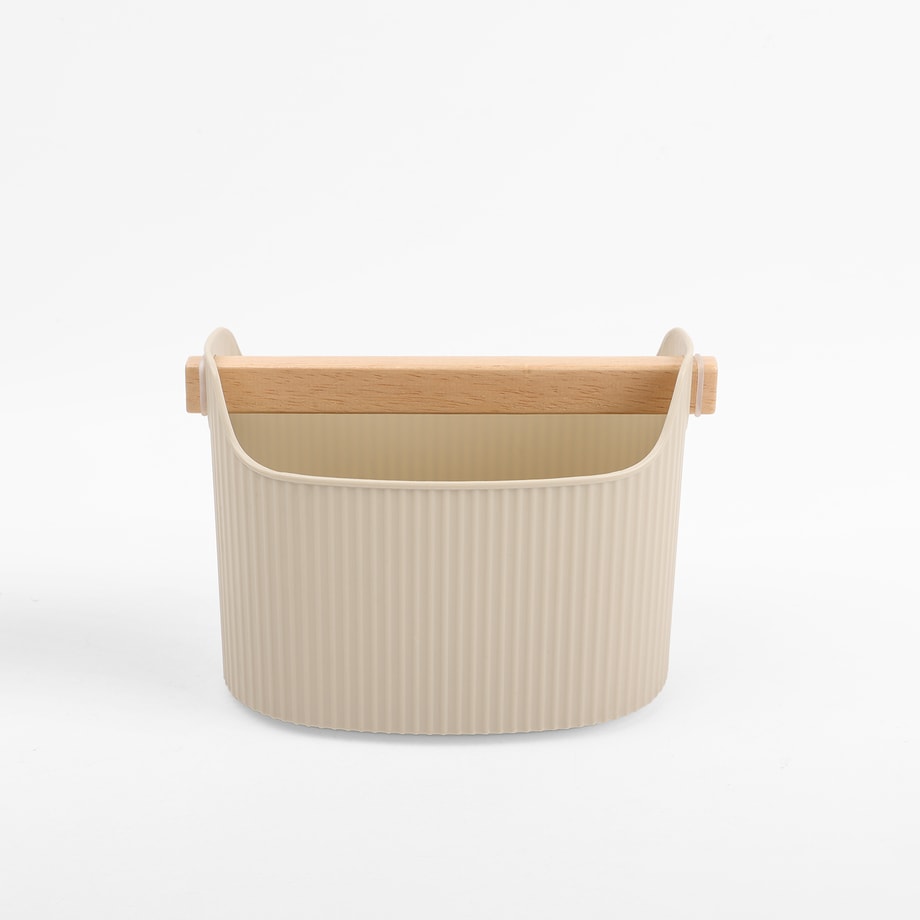 Organizer kremowy 19x11,7x13,2 cm - 1