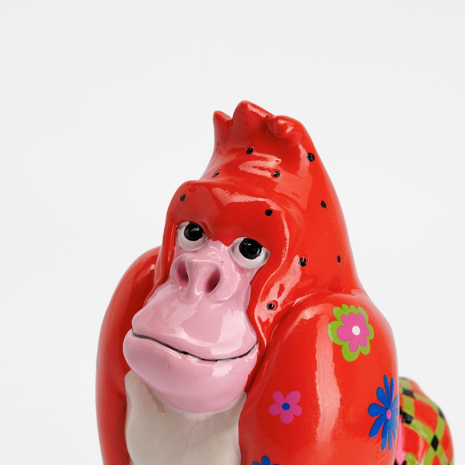 Figurka dekoracyjna patchworkowa GORYL - 5