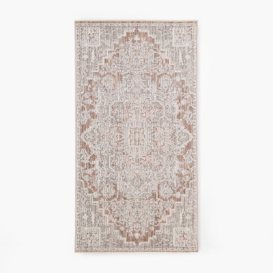 Dywan vintage LUSSO, szary, 80x150 cm - 1