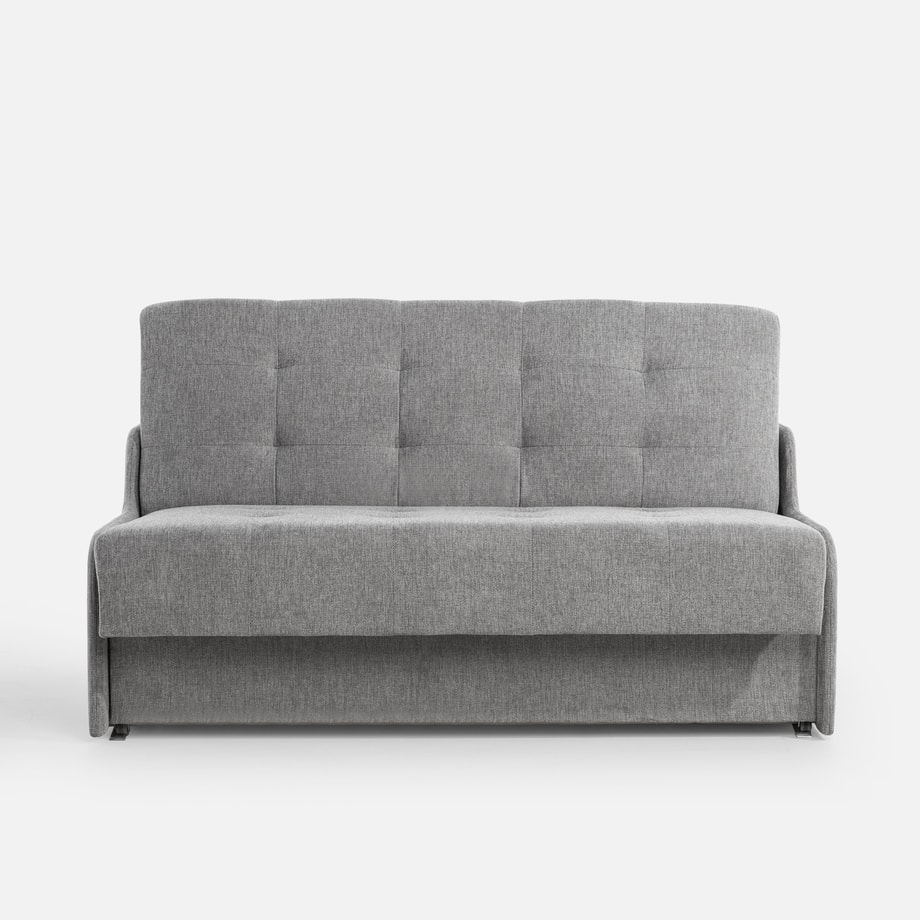 Sofa rozkładana 3-osobowa popielata MATI III - 1